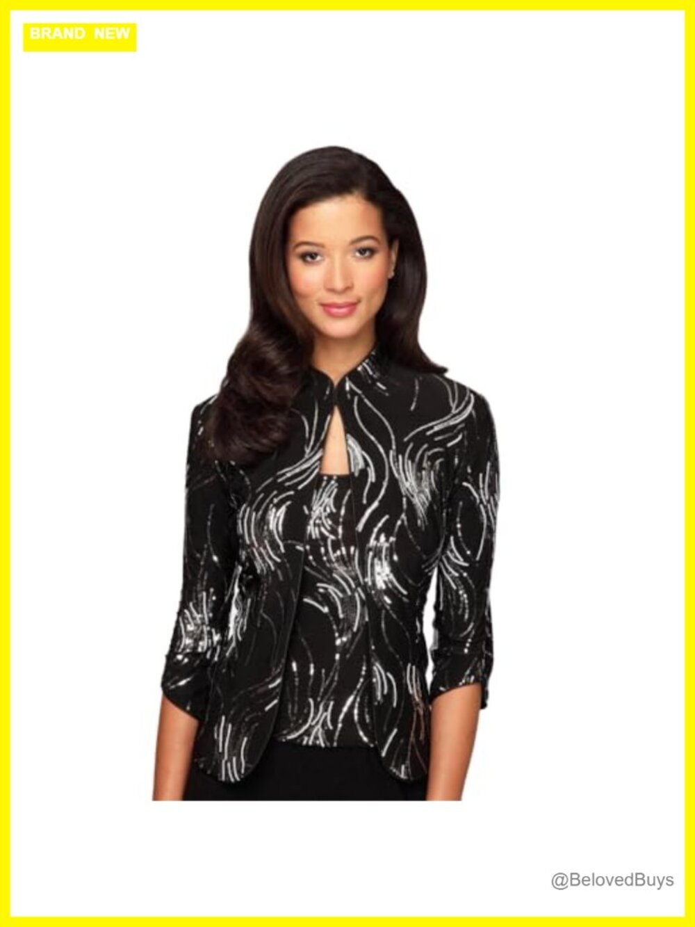 Alex Evenings Women's Top and Jacket Set – Formal Party Evening Twinset